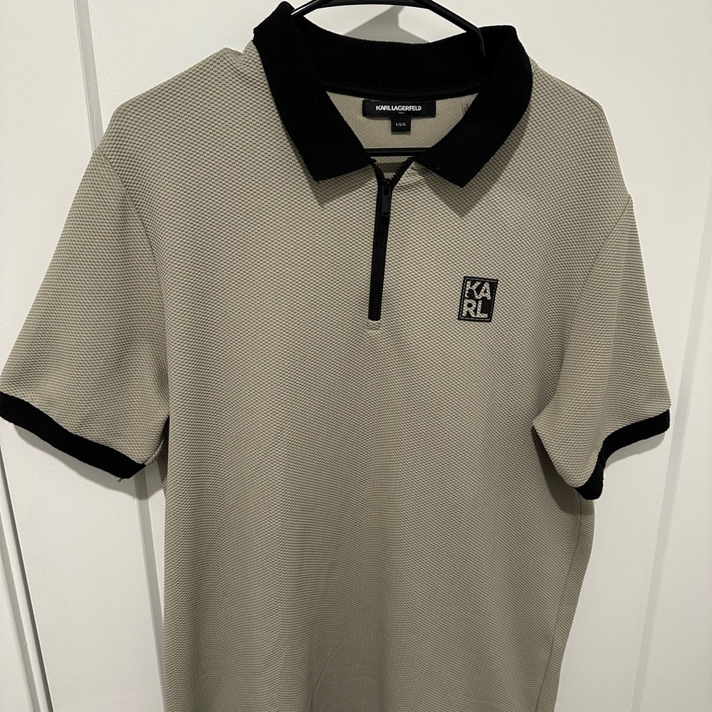 Karl Lagerfeld Mens Polo Shirt